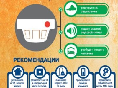 Информационная кампания МЧС  среди населения по соблюдении правил пожарной безопасности и установки АПИ